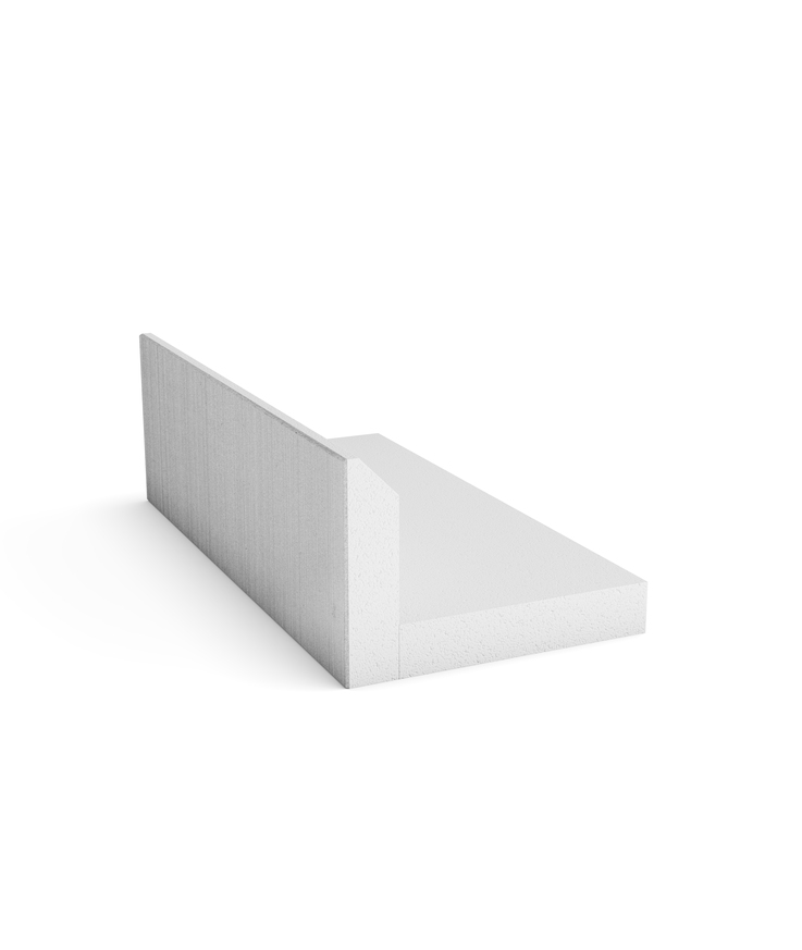 L-element s200 h400 borstad