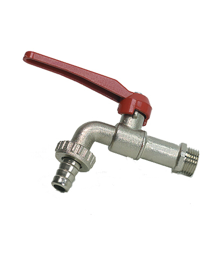 Kultappventil r15 utvändig Gäng med slangnippel sb