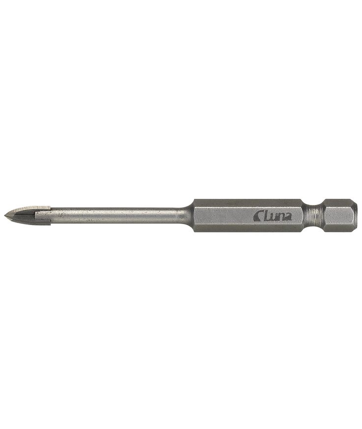 Kakelborr 10mm fyrskärig 1/4 Sexkantfäste