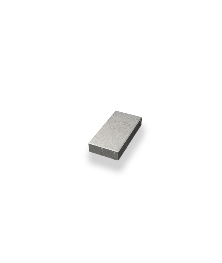 Markplatta slät fasad halv Grå 420x210x60mm