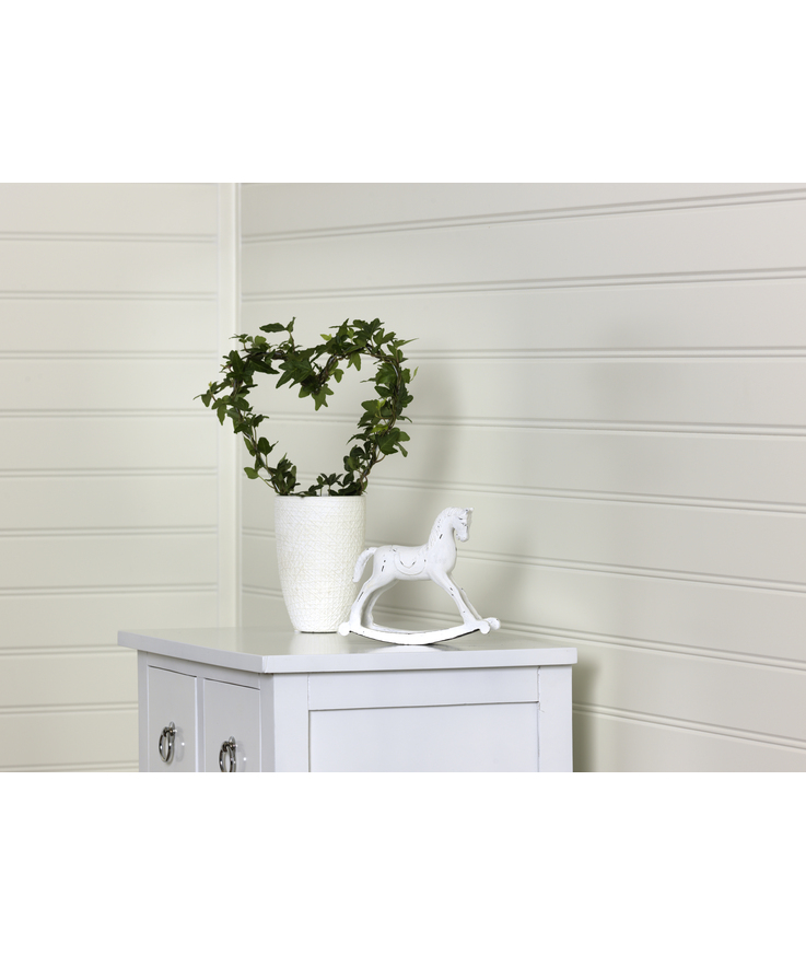 Panel regina pärlspont kombi Vit s 0502-y mdf 6x1215x405mm