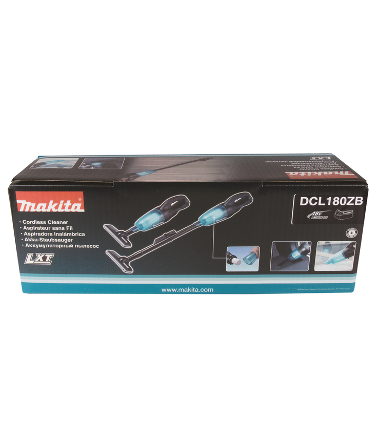 Dammsugare dcl180zb makita 18v Solo svart 42mbar 0,65l