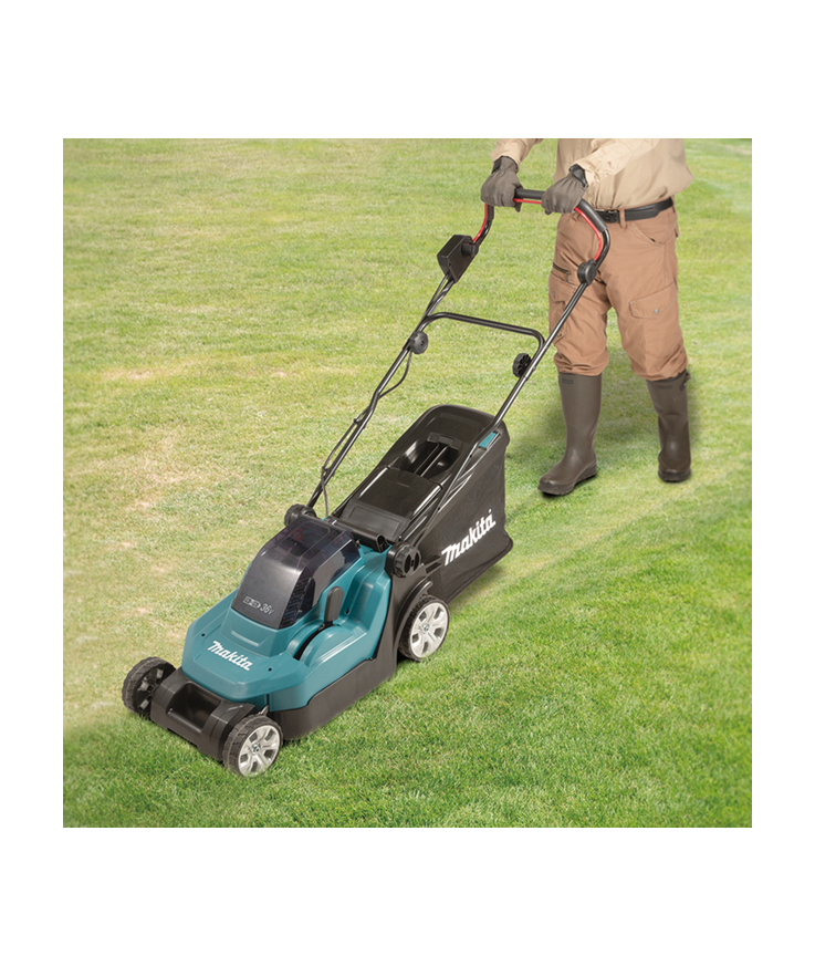 Gräsklippare dlm382z makita 2x18v solo 40l/mulching 380mm