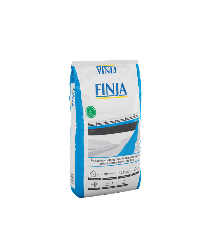 Anläggningsbetong fin 25kg