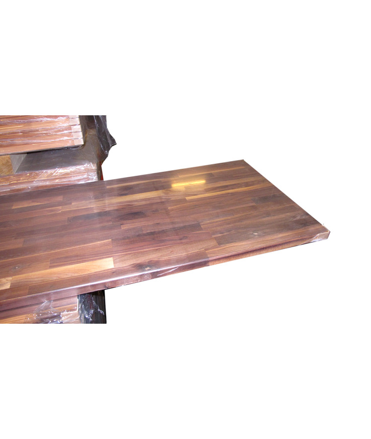 Bänkskiva valnöt b/c massiv Postf grundoljad 30x3020x635mm