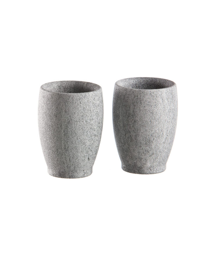 Snapsglas hukka i täljsten 45x61mm 4cl 2st