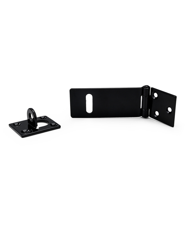 Ledhasp 1365 svart 90mm