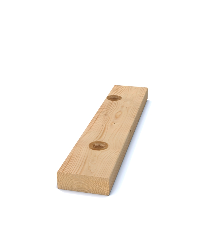 Kortregel c14 45x120x2500mm