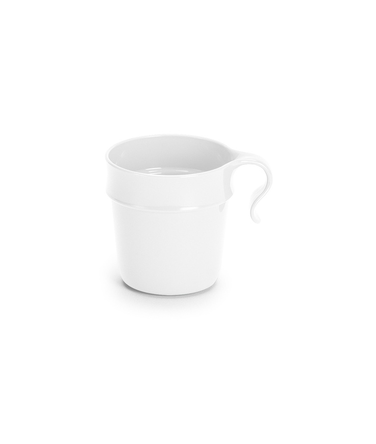 Mugg n.plast vit 30cl