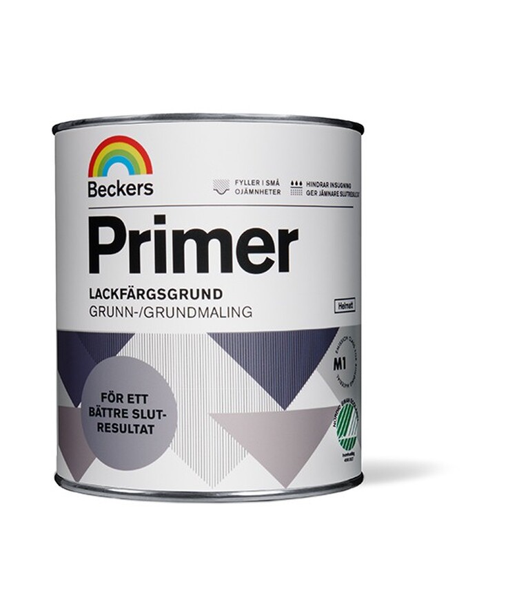 Lackfärgsgrund beckers primer 0,675l