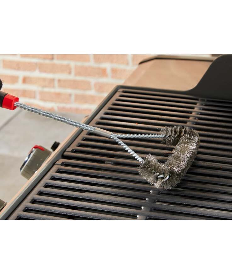 Grillborste Tresidig 46 cm