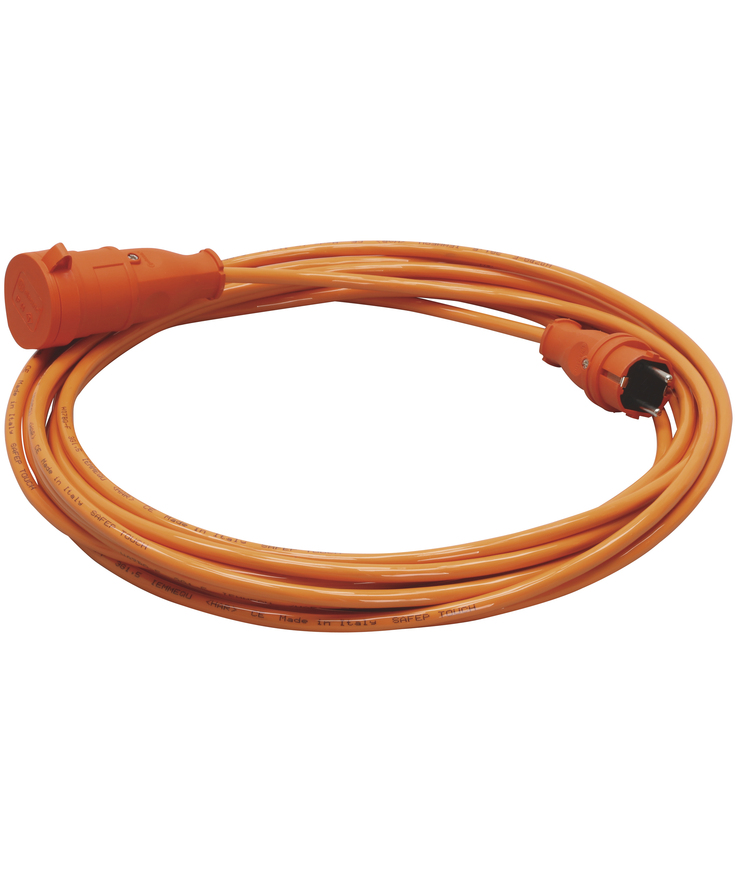 Skarvsladd bygg-ström h07bq-f 3g1,5 ip44 orange 10m