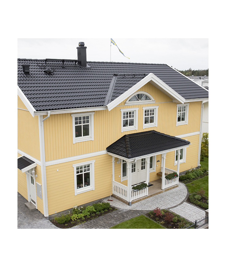 Takpanna palema bender betong 2-kupig candor svart