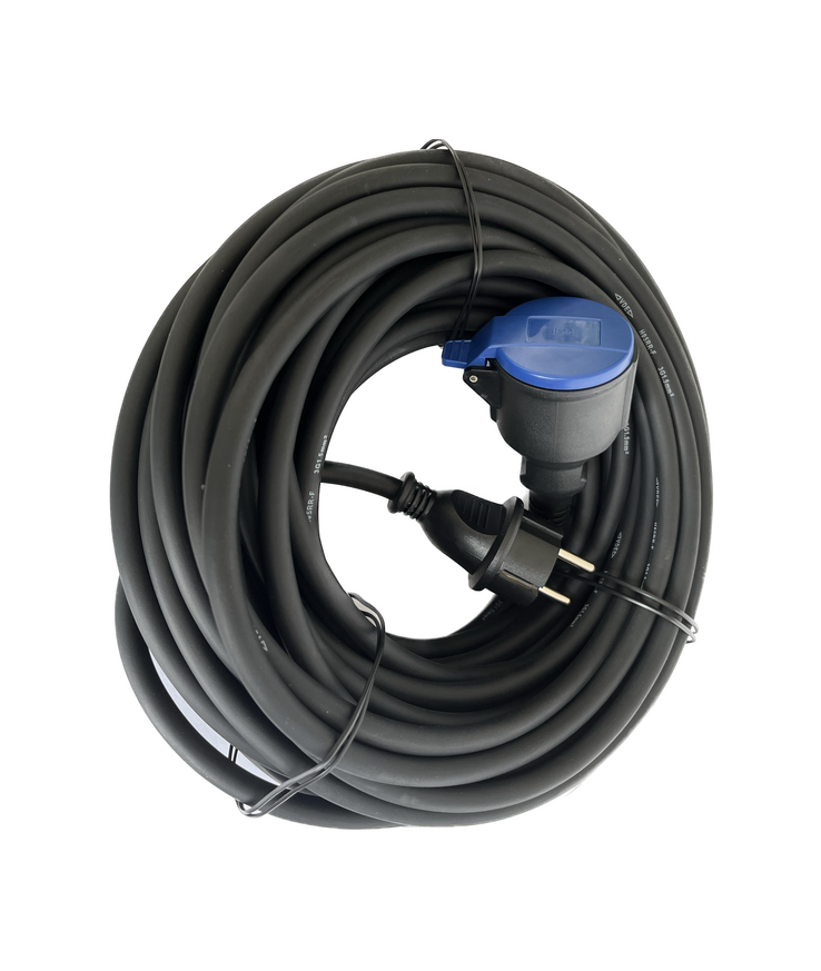 Skarvsladd gummi ip44 20m Svart 3g1.5 h05rr-f