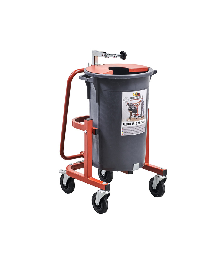 Flytspackelvagn med tunna Raimondi 75l