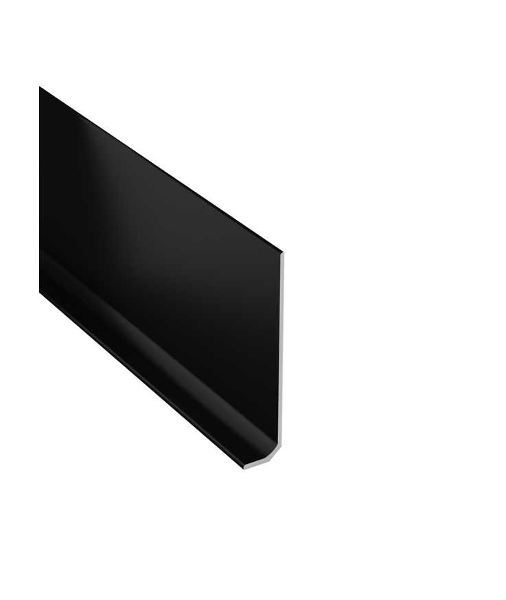 Golvsockel svart pvc 100mm