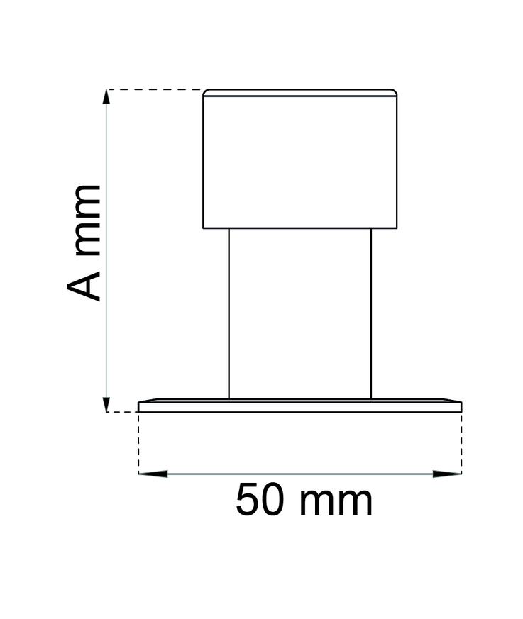Dörrstopp 2893 rf 75mm sb