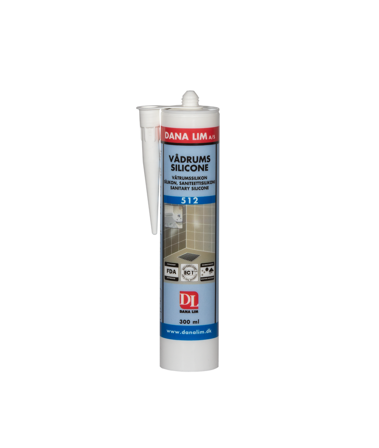 Våtrumssilikon 512 beige 300ml