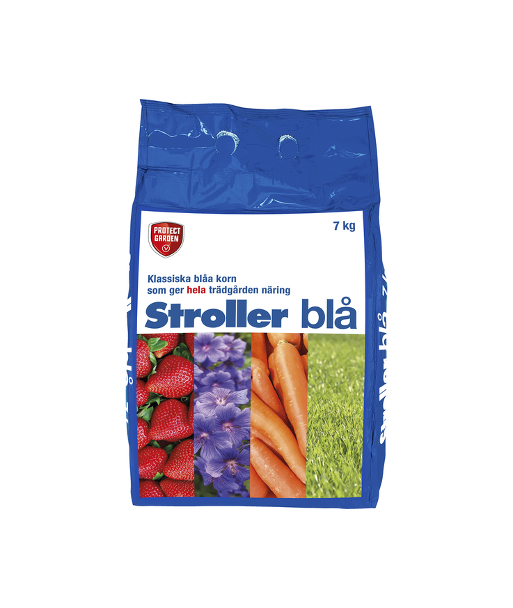 Trädgårdsgödsel stroller blå 7kg