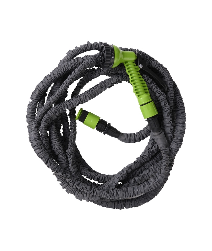 Flexslang bevattning inkl spr Munstycke&koppl 7,5-22,5m