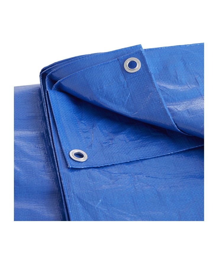 Presenning grouw 140gr/kvm blå 4x6m