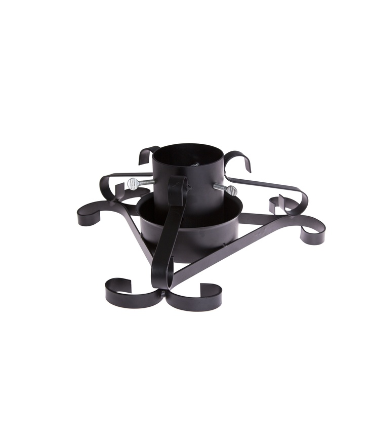 Julgransfot inomhus vastbo Svart