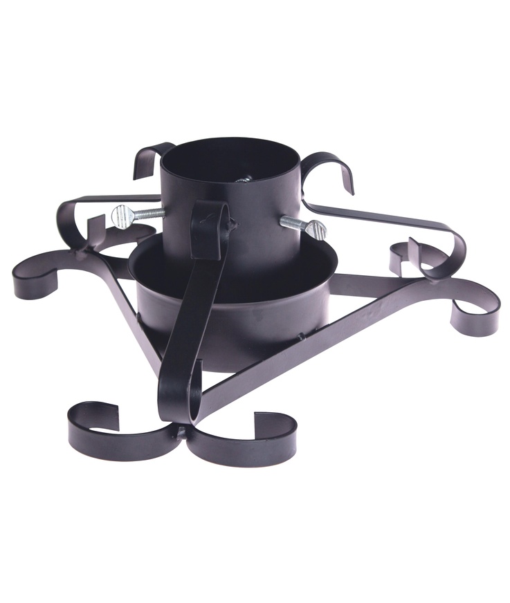 Julgransfot inomhus vastbo Svart