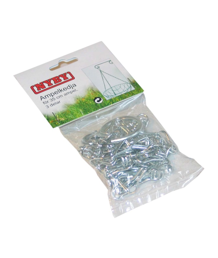 Ampelkedja 3 del nyby zink 35cm