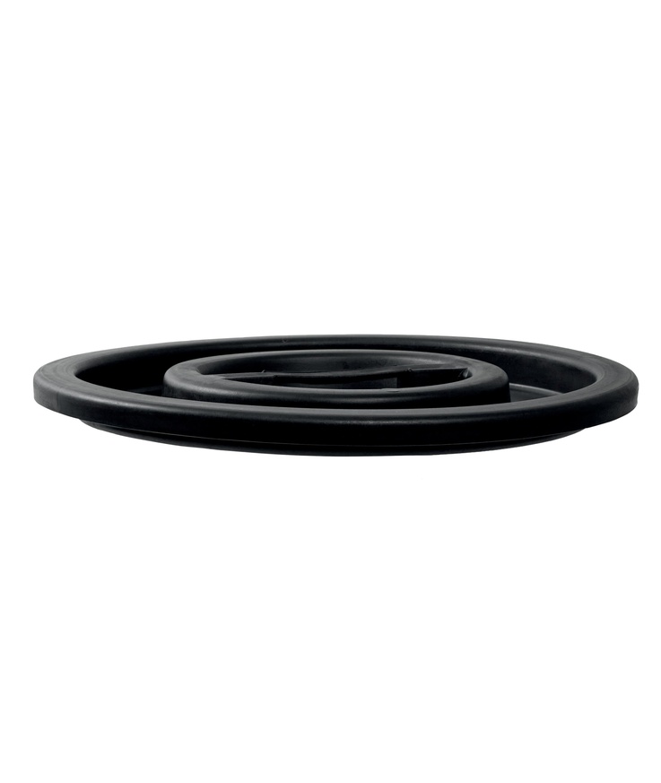 Lock till tunna nordiska plast Svart 75l