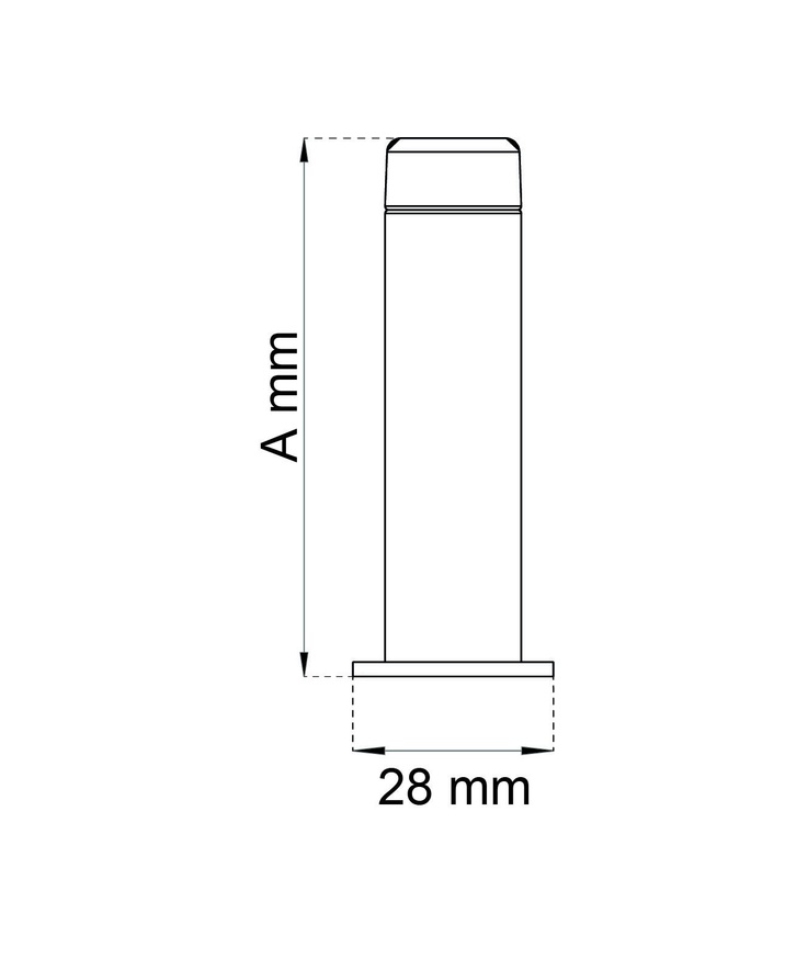 Dörrstopp 2890 rf 75mm