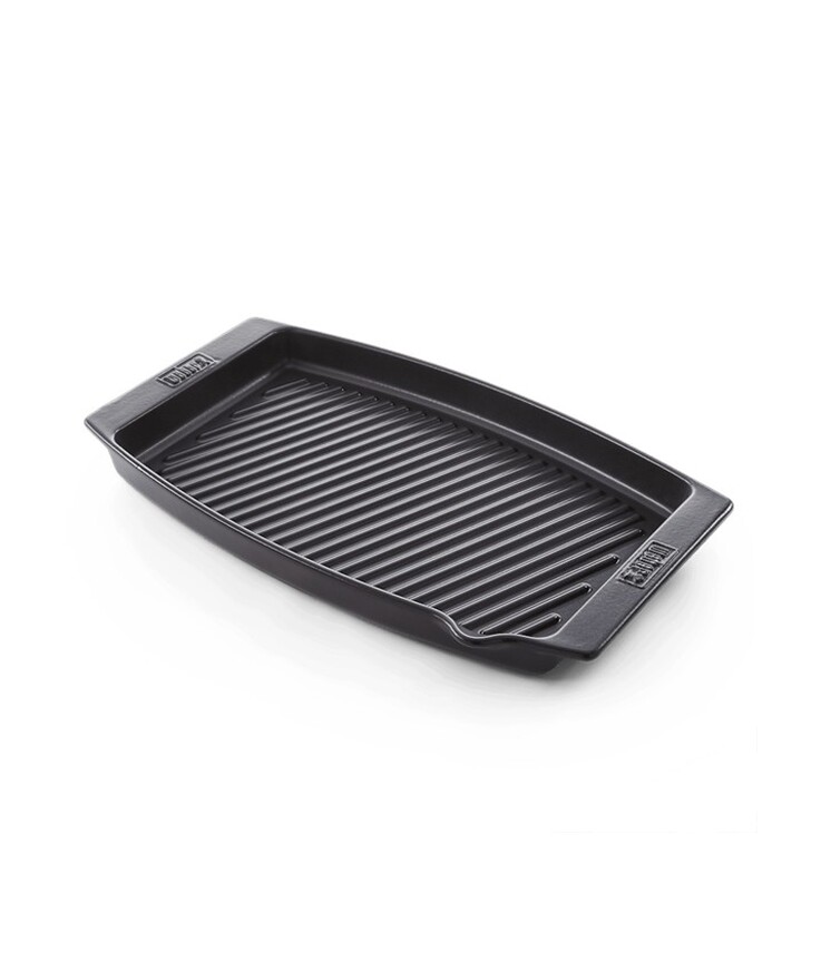 Grillform keramisk svart