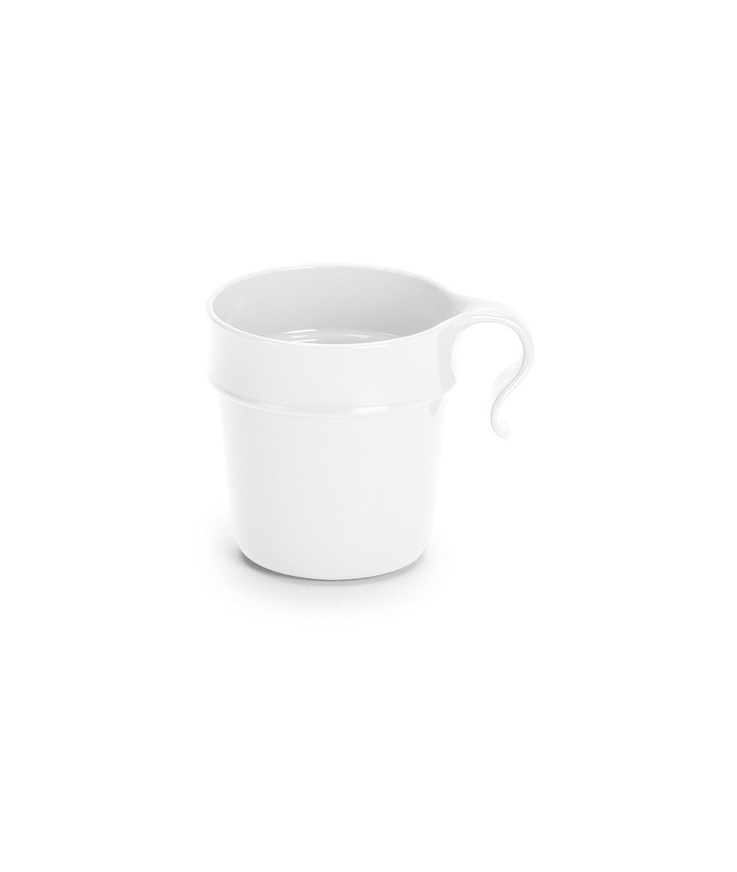 Mugg n.plast vit 30cl