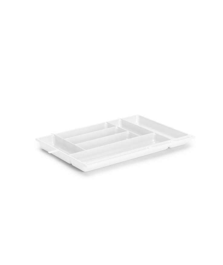 Besticklåda 7- fack n.plast Stor vit 485x326x40mm