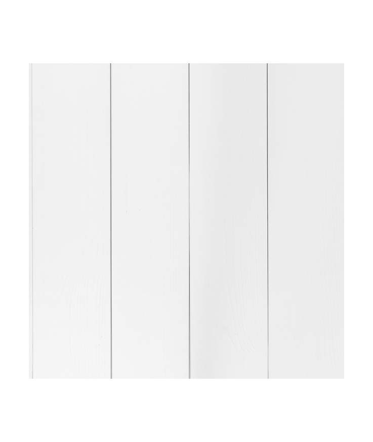 Slätspont 8% furu vitmålad 13x120