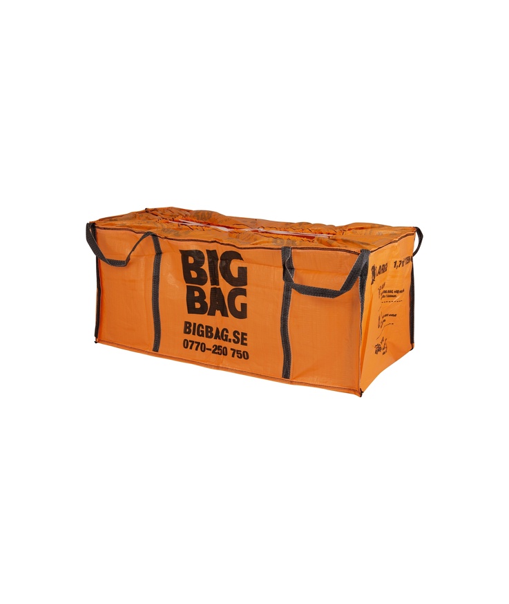 Byggsäck big bag medium åf 1300kg 900x1000x900mm 1m3