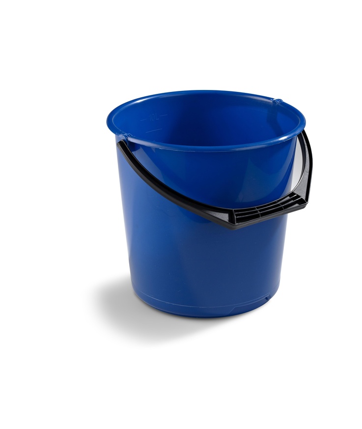 Hink nordiska plast mörkblå 10l
