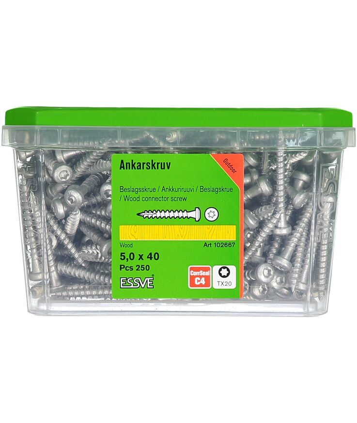 Ankarskruv fibercut corrseal Tx20 5,0x40