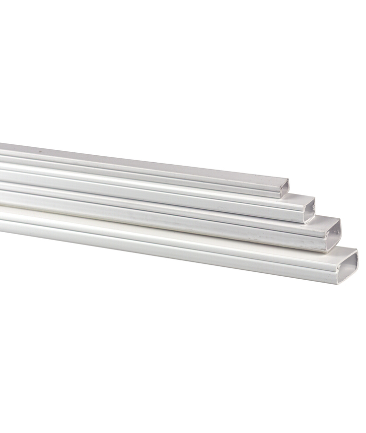 Kabelkanal plasfix lim 12x7mm 2m vit