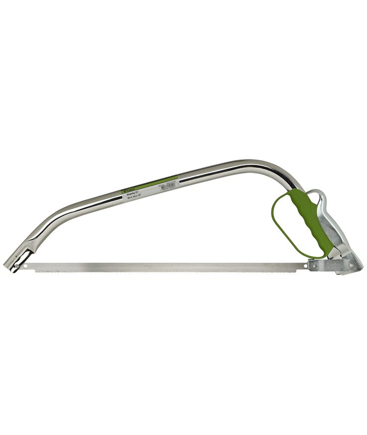Bågsåg 530mm 21 tum kött oval Förkromad stålbåge, knogsydd