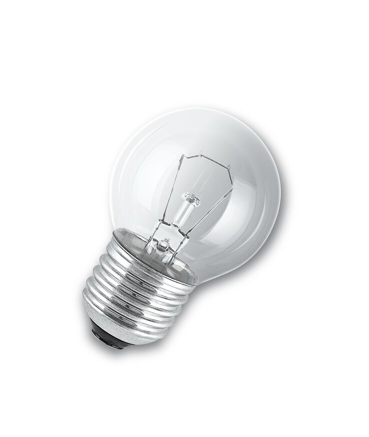 Glödlampa klot 11w e27 klar Cl p 59lm osram