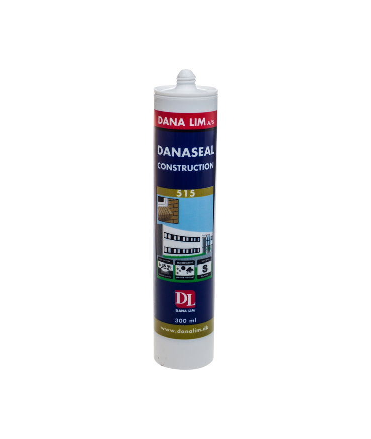 Byggsilikon construction 515 Vit 300ml