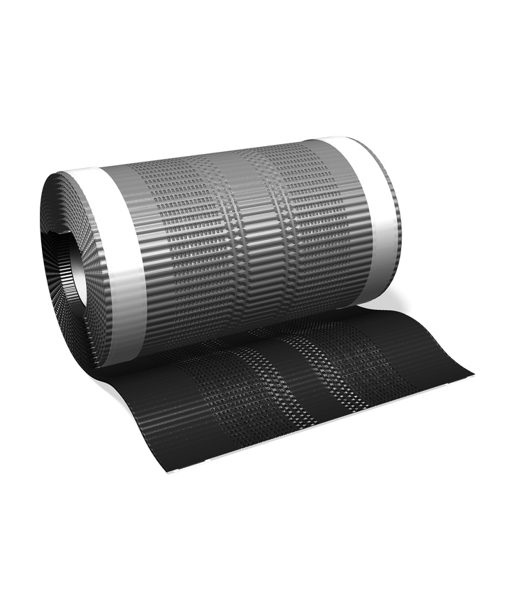 Nock&valmtätningsrulle svart 300mm 5m