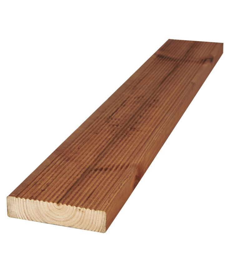 Trall g4-2 impregnerad ntr ab Brun rillad 28x120 4,5m