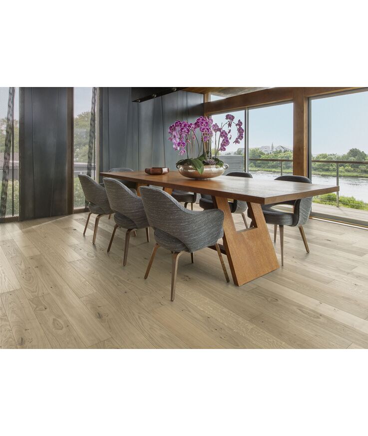 Parkett ek nouveau white Mattlack borst fas 15mm