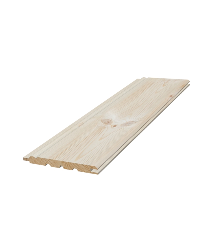 Panel trend pärlspont furu 12x95x4500mm 8st