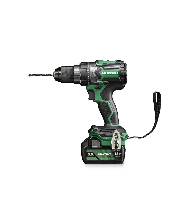 Borrskruvdragare ds18dc 5ah Hikoki 2x5,0ah laddare hsc 18v