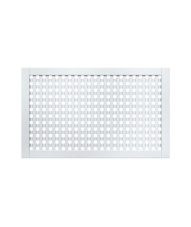 Elementskydd olivia vitlackad Mdf 750x700