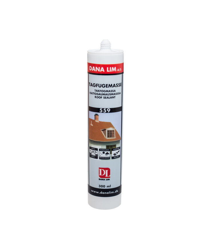 Fogmassa takfogmassa 559 Svart 300ml