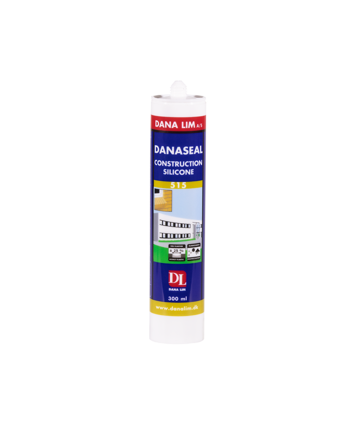 Byggsilikon construction 515 Vit 300ml