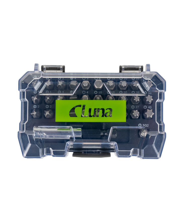 Bitssats luna i förvaringslåda 32delar